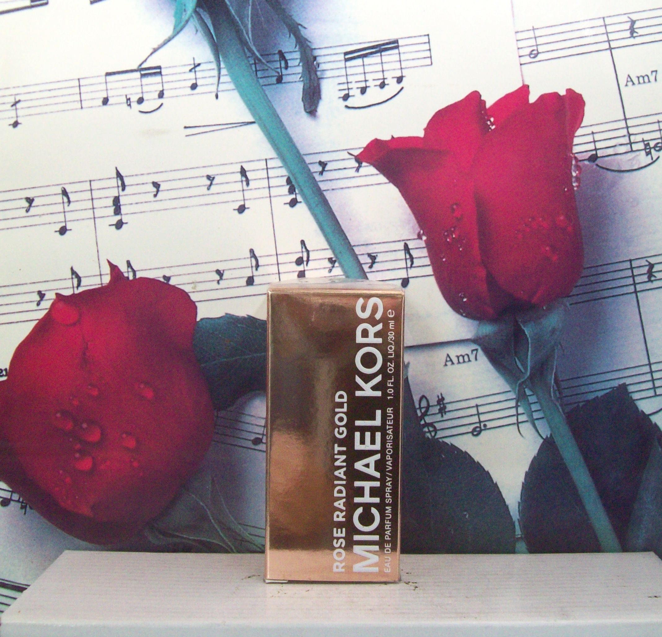 Rose Radiant Gold EDP Spray 1.0 OZ bottle front view