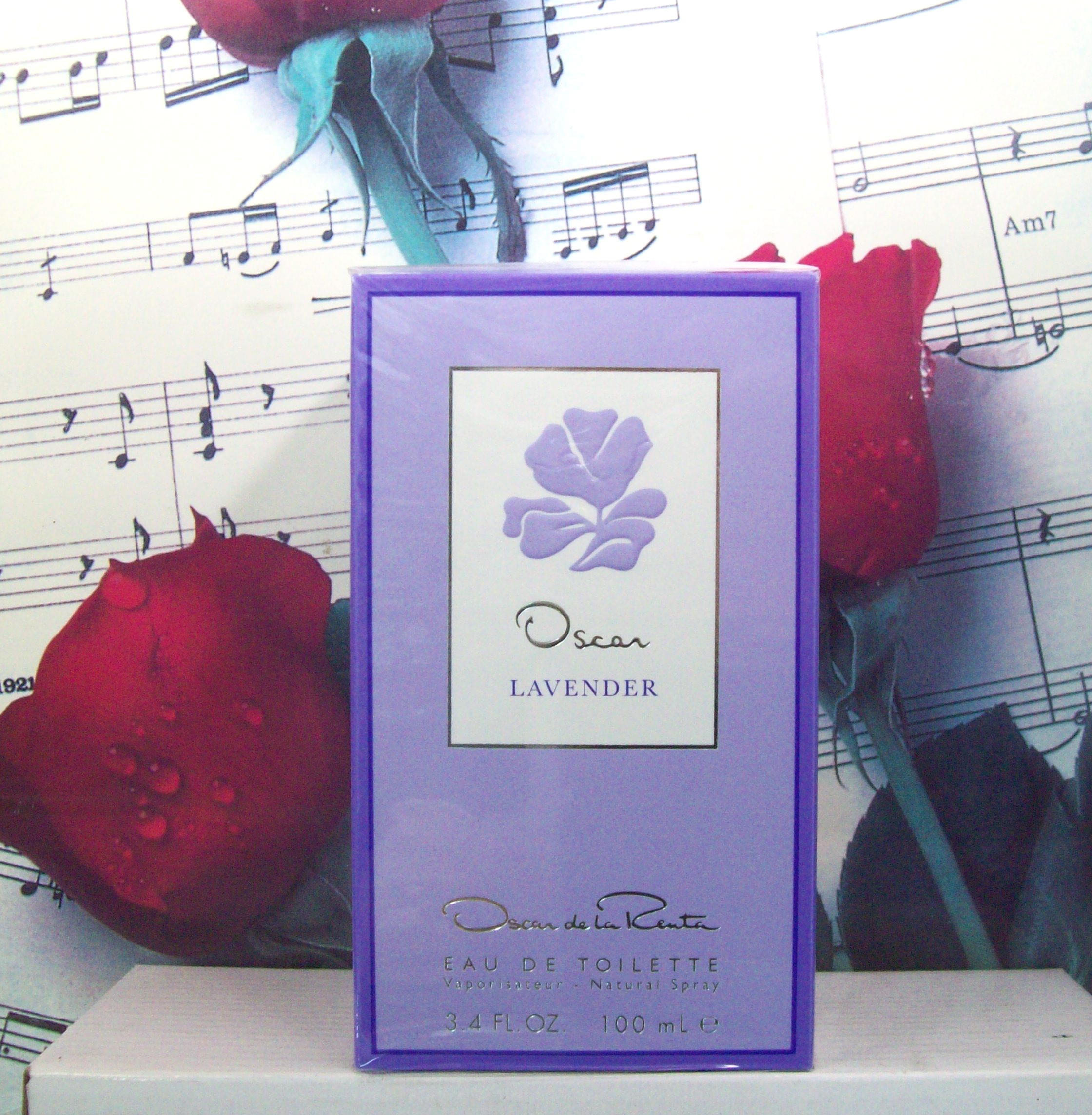 Oscar Lavender EDT Spray front bottle view