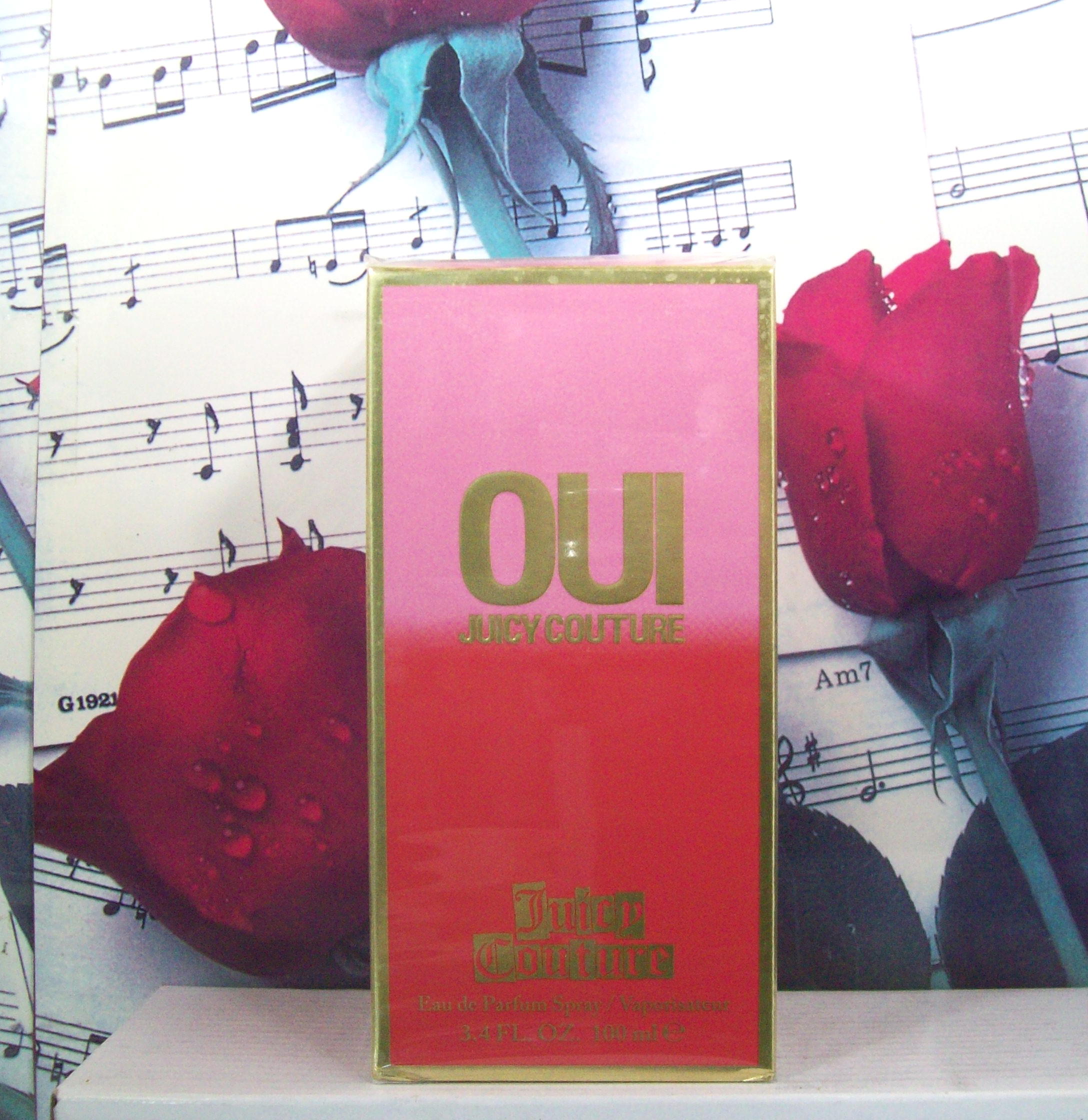 Juicy Couture Oui EDP 3.4 OZ bottle front view
