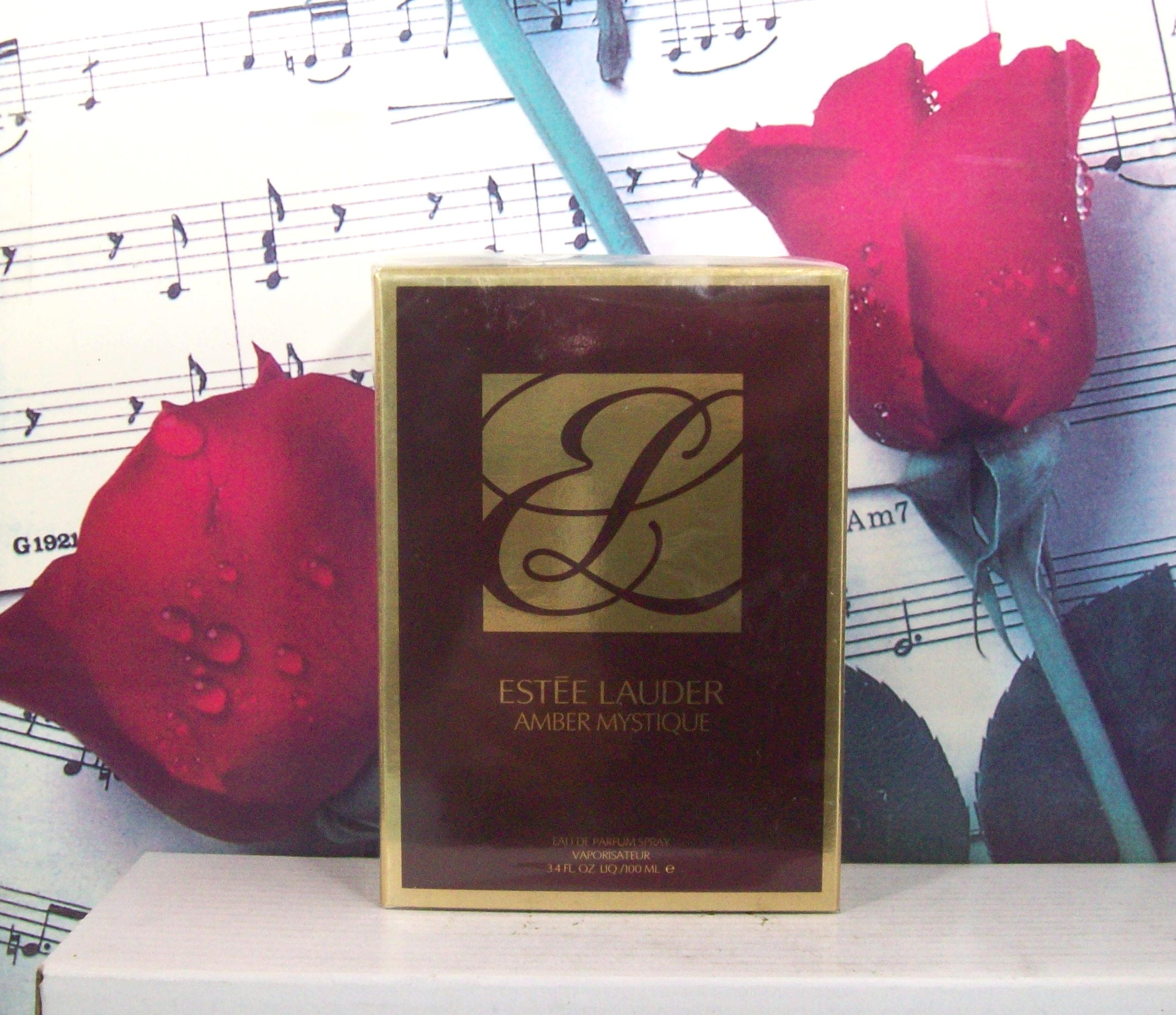 Amber Mystique Long-Lasting Perfume Spray 3.4 OZ EDP bottle