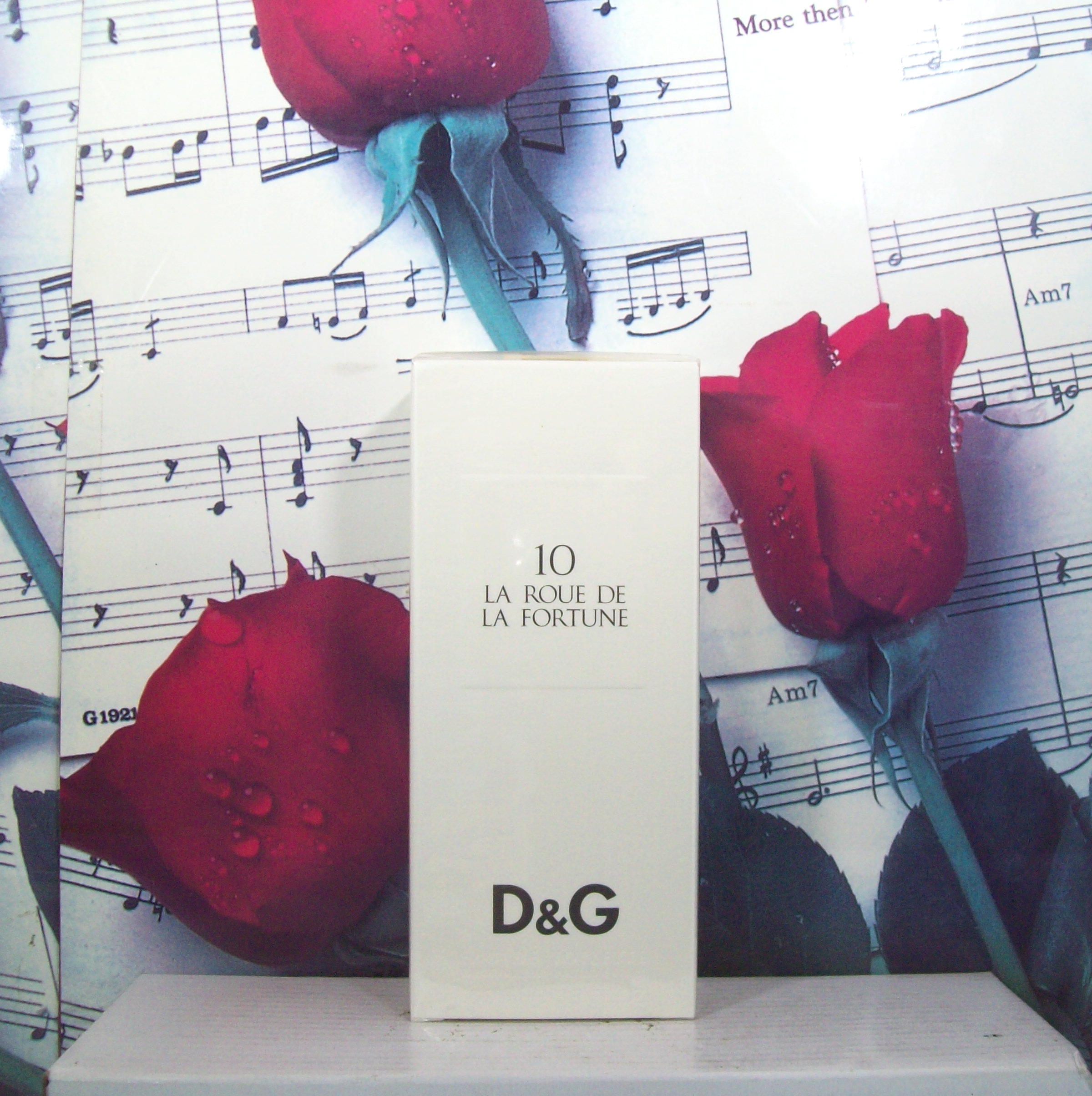 D&G 10 La Roue De La Fortune EDT 3.3 OZ perfume bottle