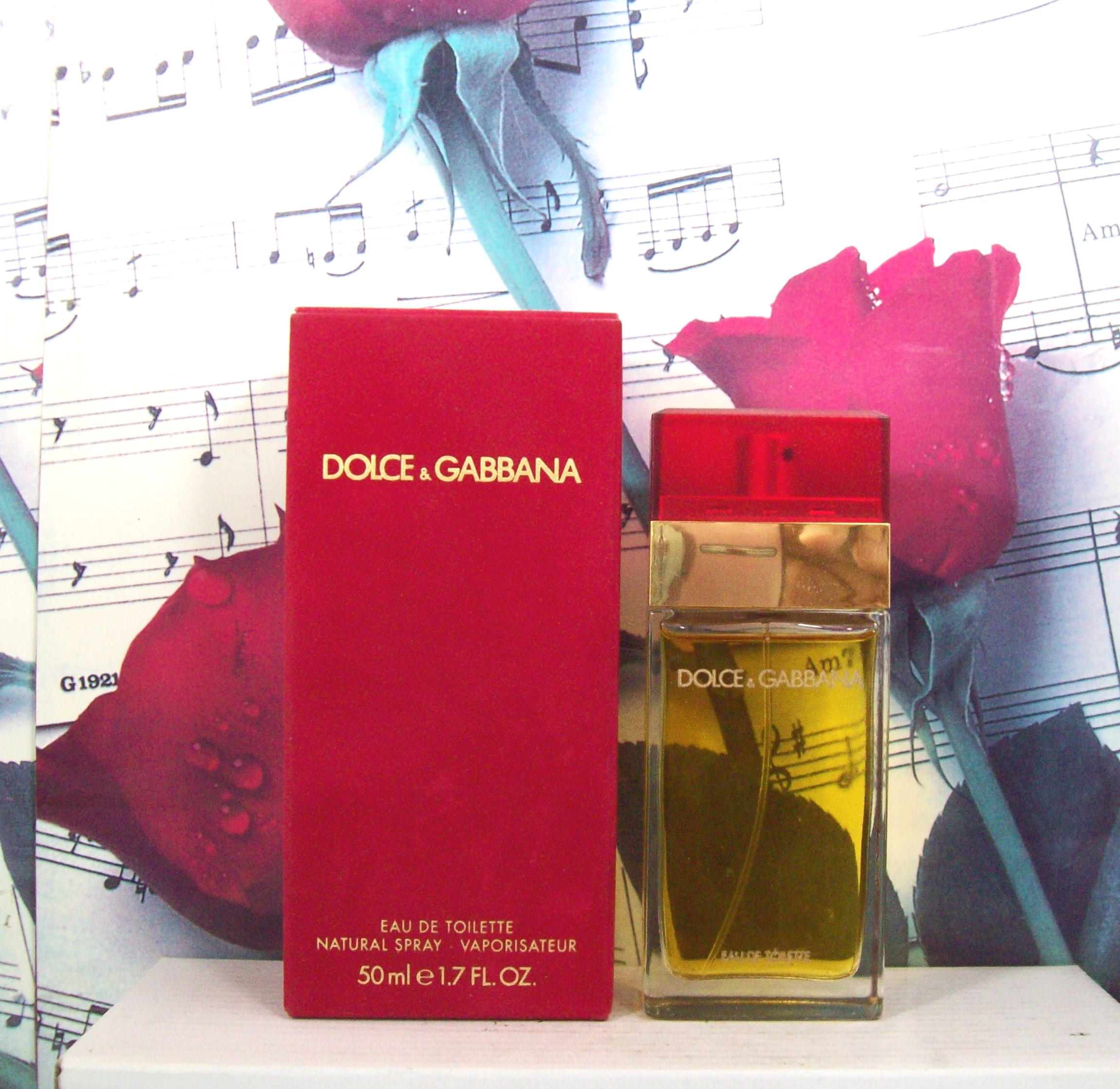 Dolce & Gabbana Classic For Women 1.7 OZ EDT Spray in red velvet box