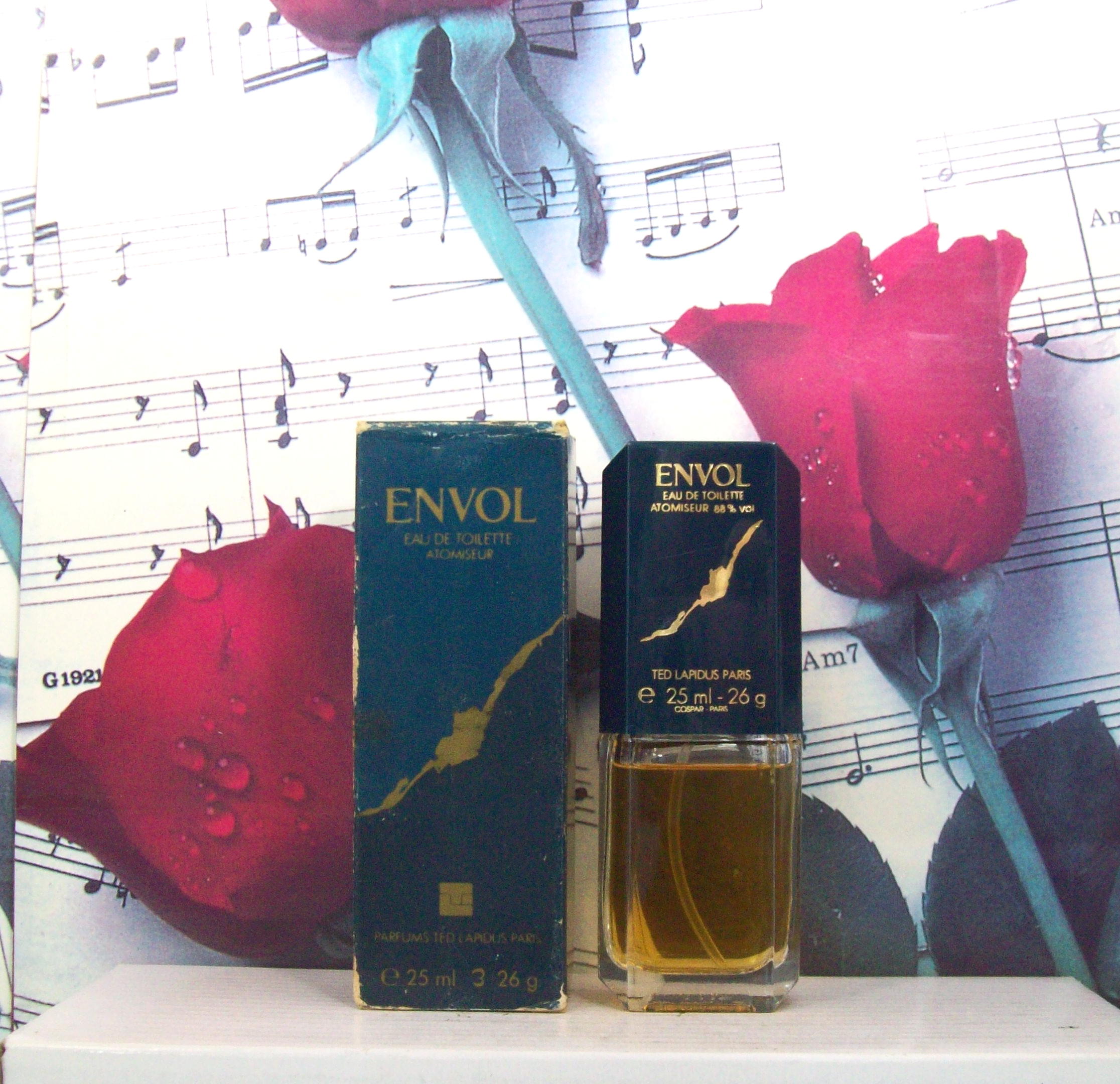 Envol By Ted Lapidus 0.26 OZ EDT Spray bottle front view