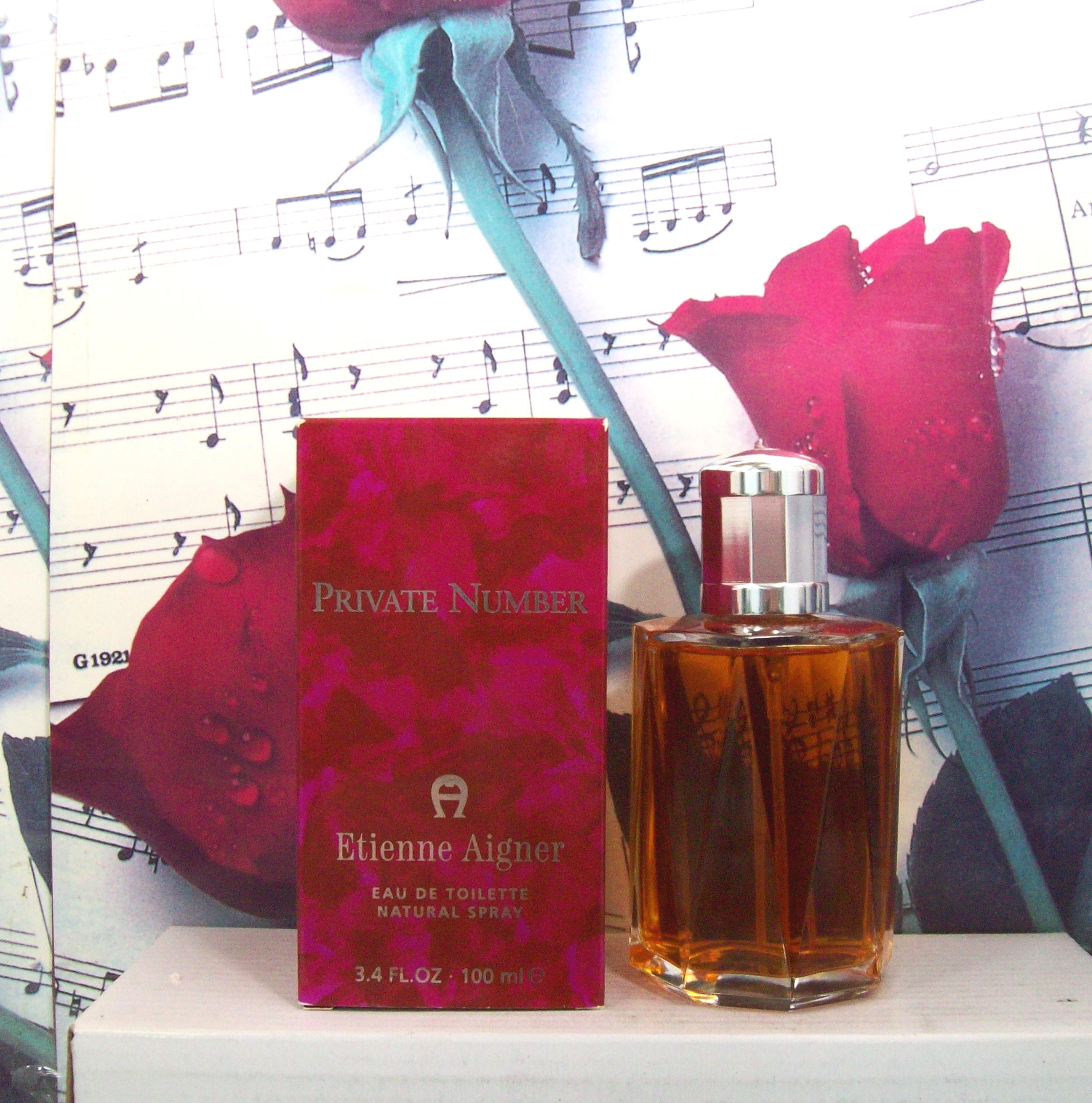 Private Number 3.4 OZ EDT Spray bottle front view