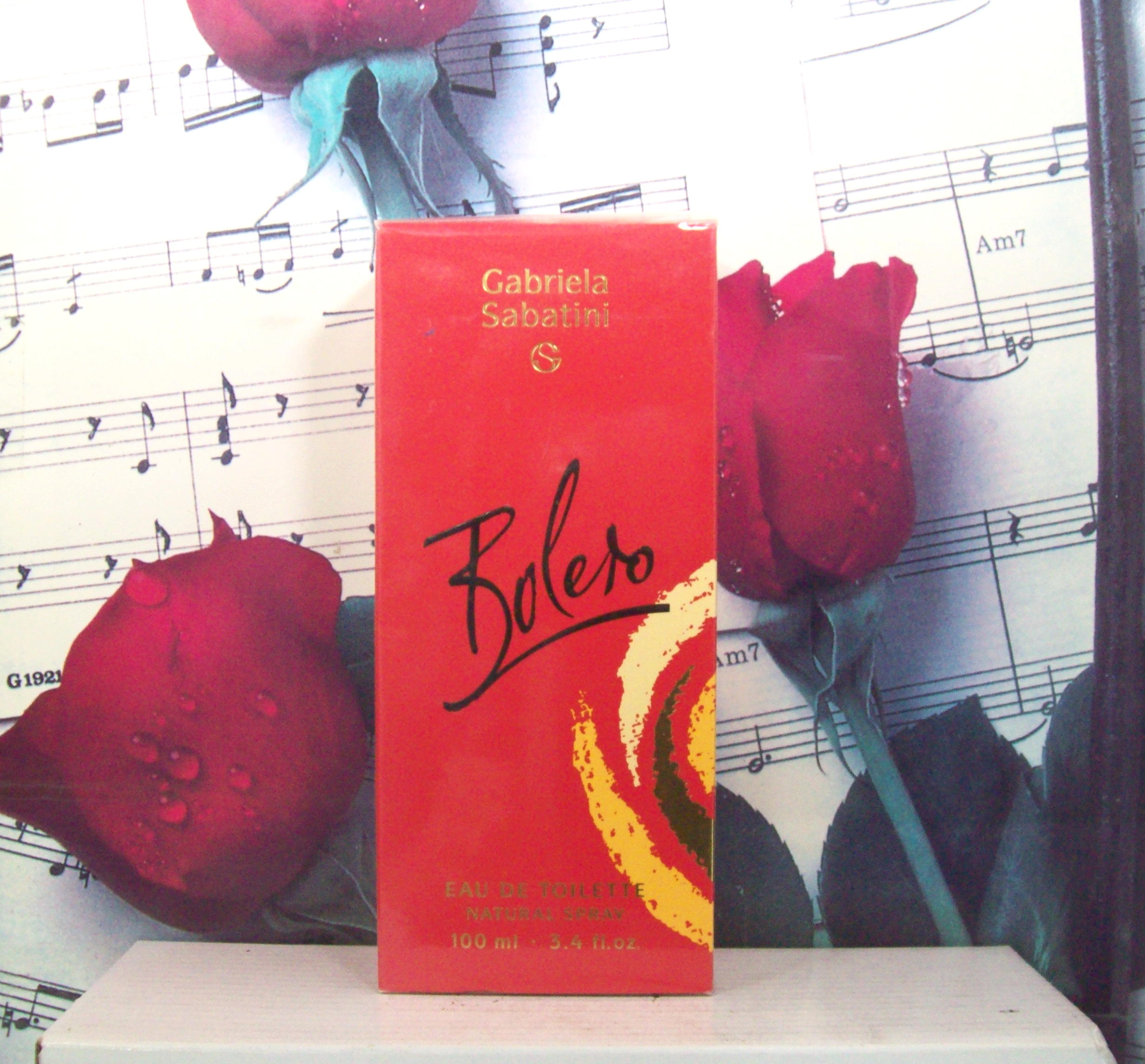 Bolero Gabriela Sabatini perfume bottle