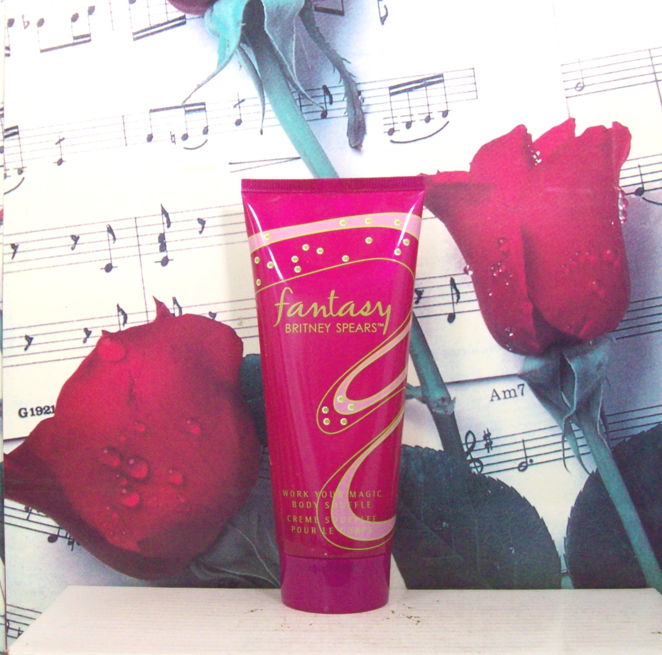 Fantasy By Britney Spears 3.3 OZ Body Souffle jar front view