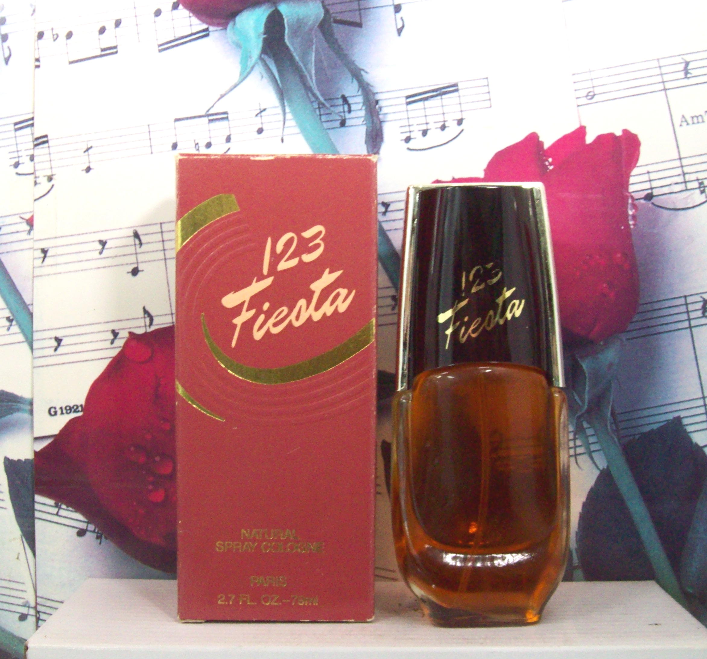 Fiesta 123 2.7 OZ Natural Spray Cologne front view