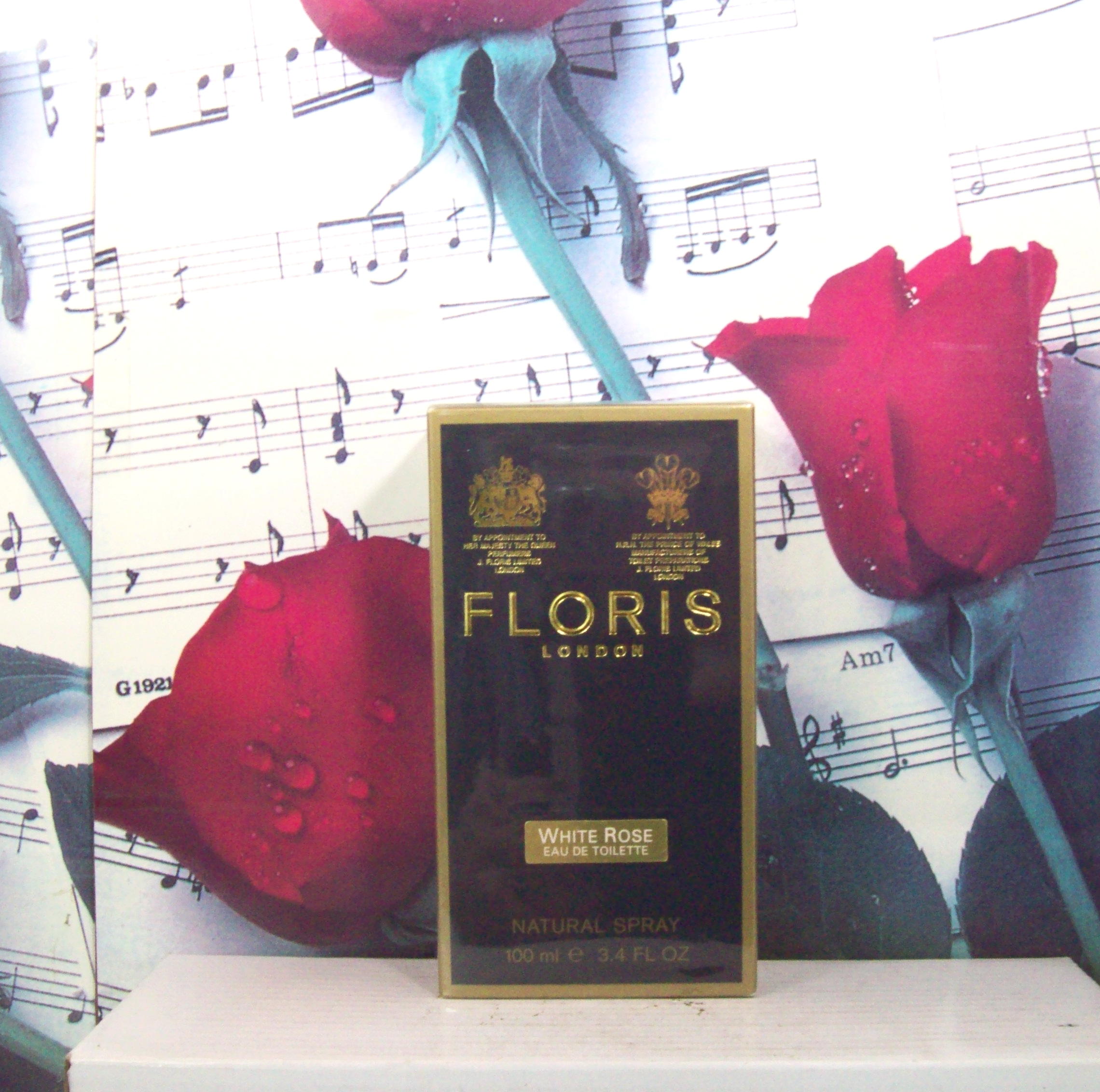 White Rose By Floris London EDT Spray 3.4 OZ bottle