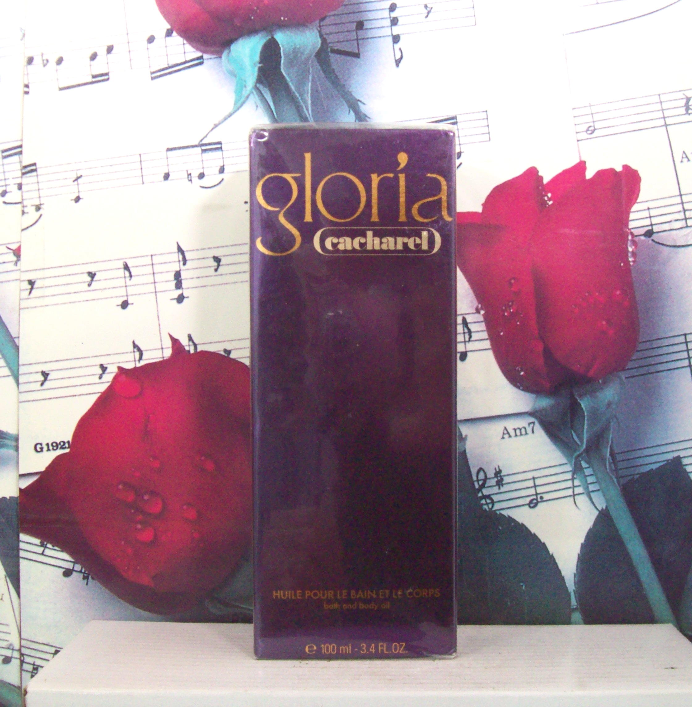 Gloria Cacharel Bath Oil 3.4 OZ bottle
