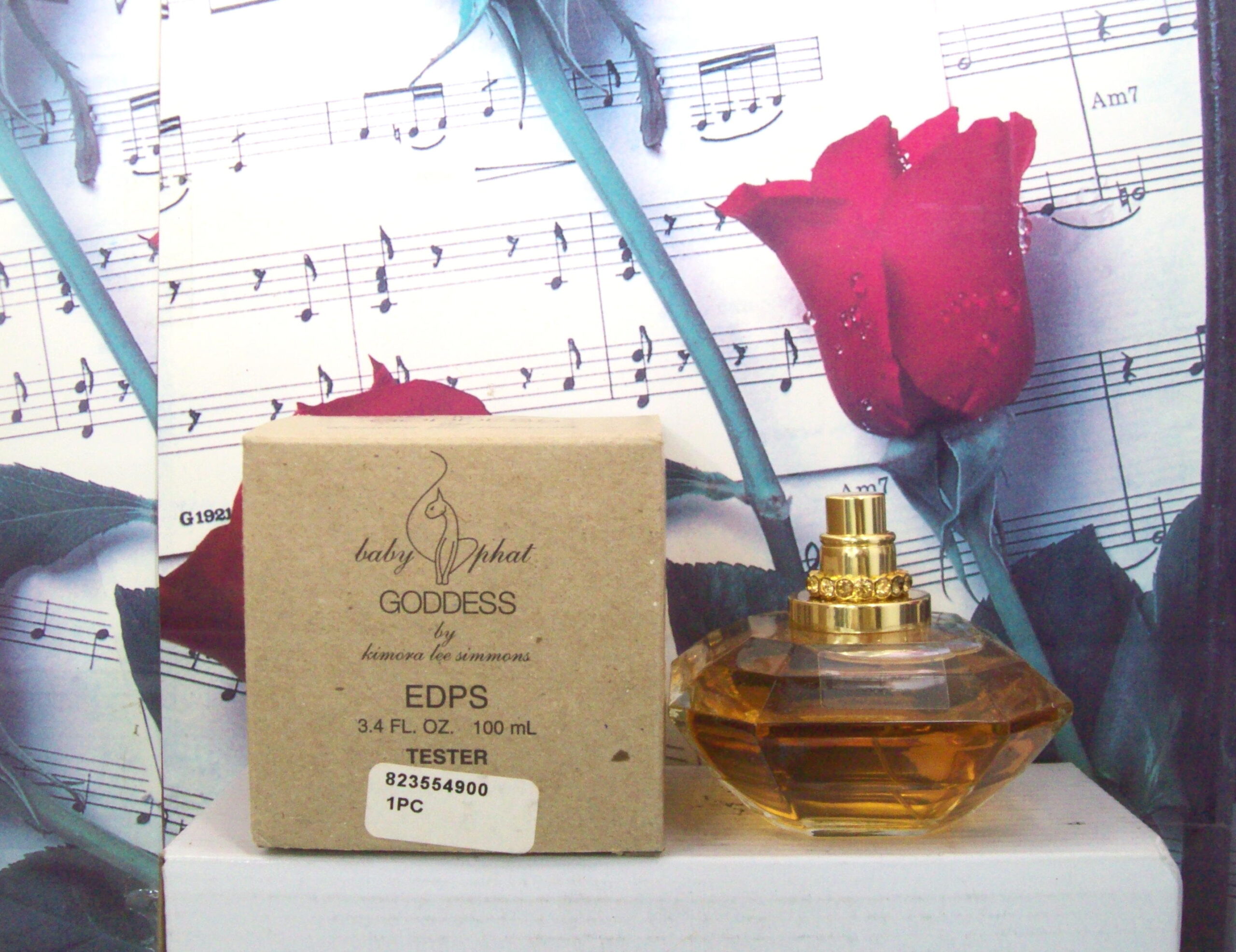 Baby Phat Golden Goddess 3.4 OZ EDP Spray bottle front view