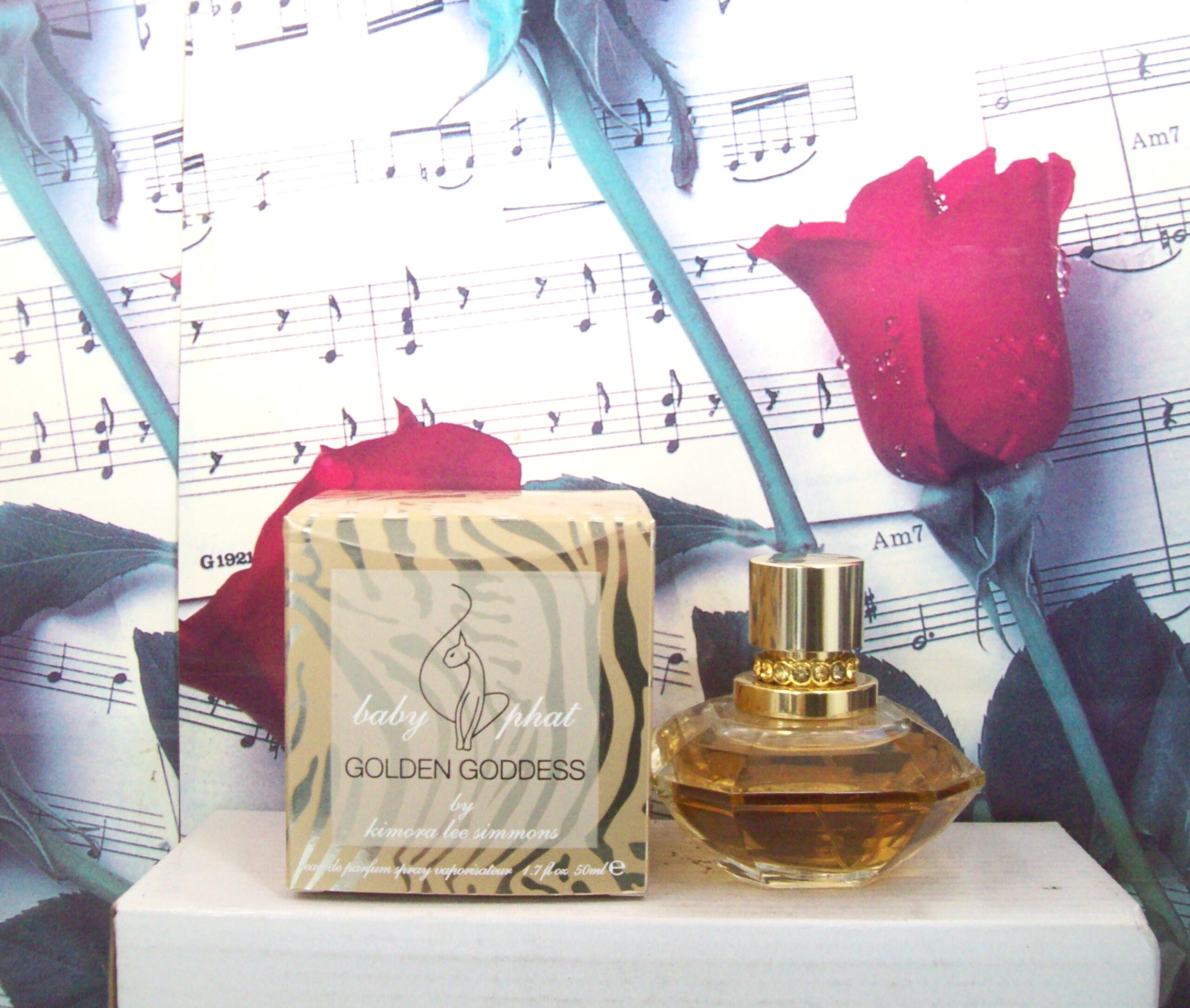 Baby Phat Golden Goddess perfume bottle