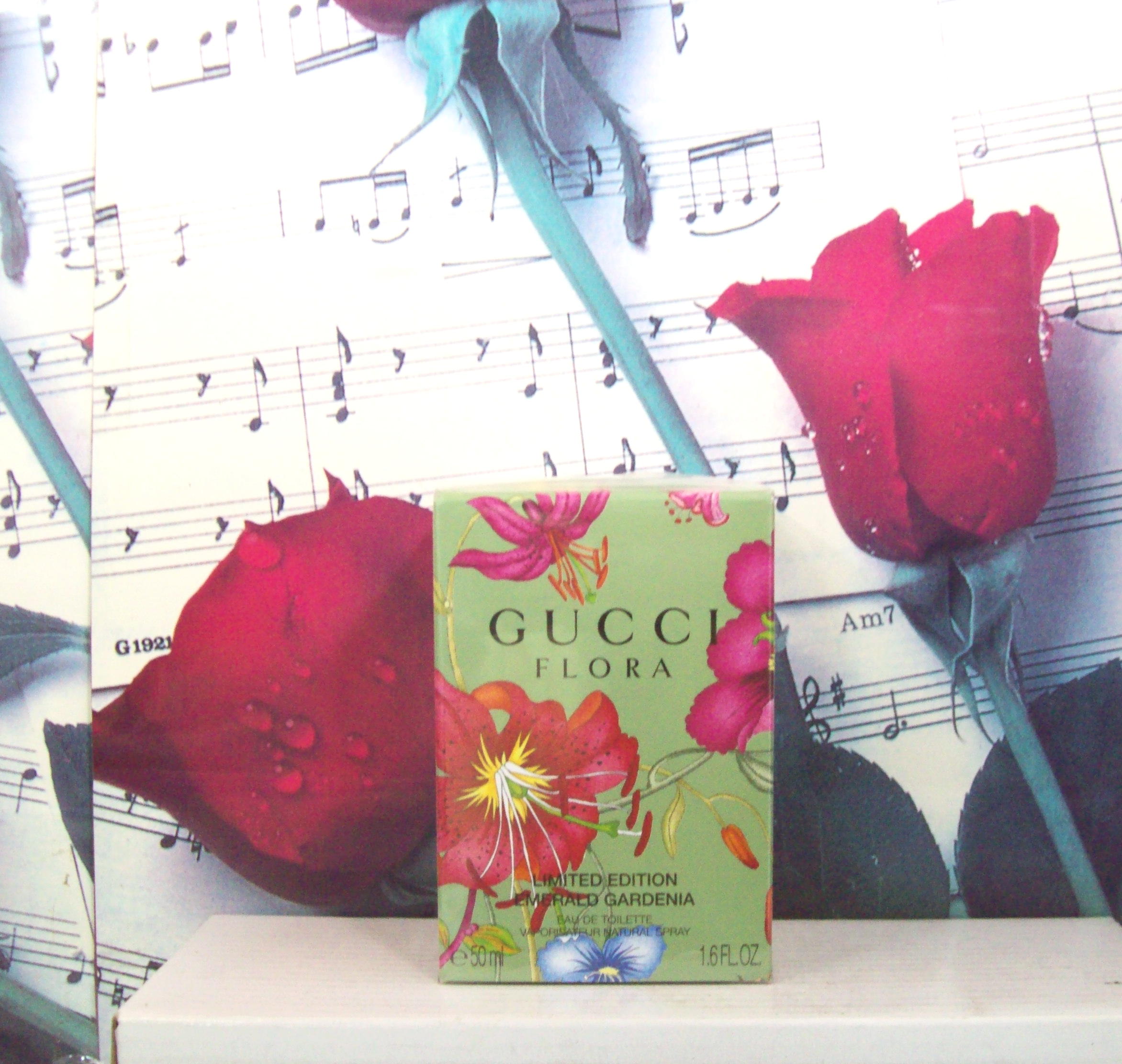 Gucci Flora Emerald Gardenia EDT 1.6 OZ Limited Edition bottle