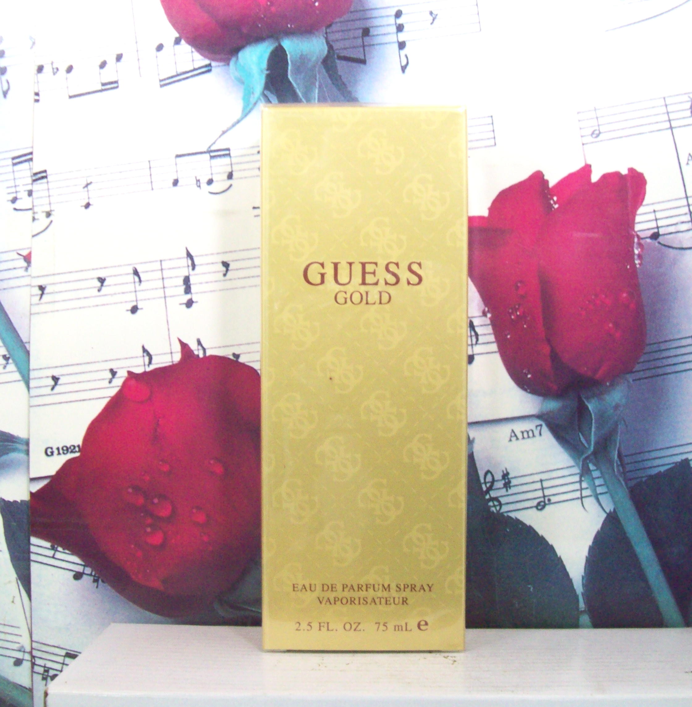 Guess Gold Woman 2.5 oz EDP spray bottle