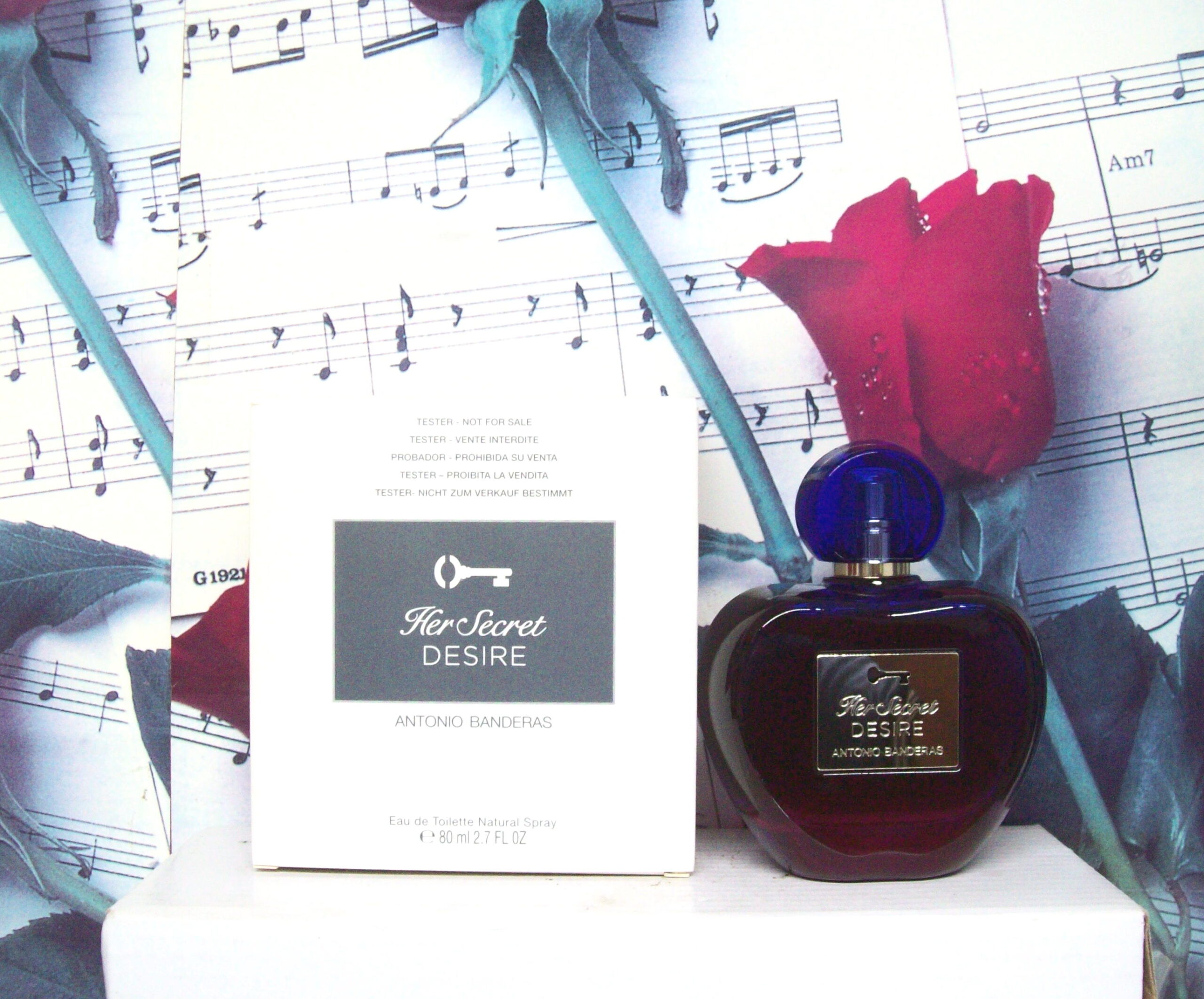 Her Secret Desire EDT 2.7 OZ spray bottle for women, sweet and floral fragrance