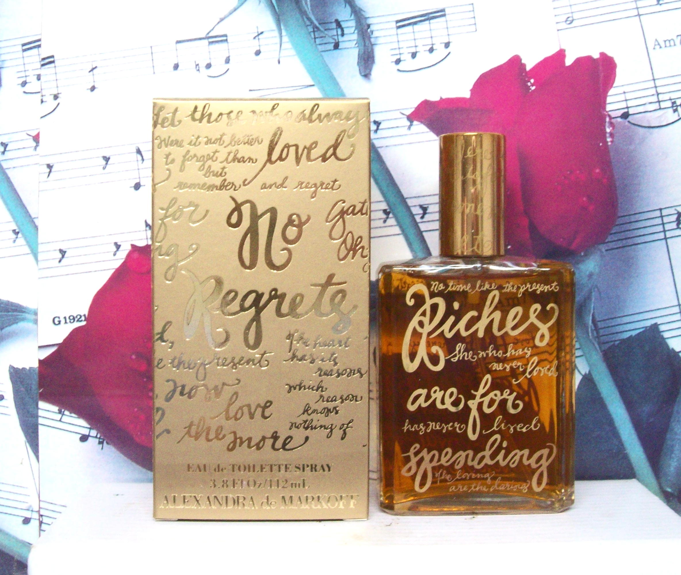 No Regrets By Alexandra De Markoff EDT Spray 3.8 OZ bottle