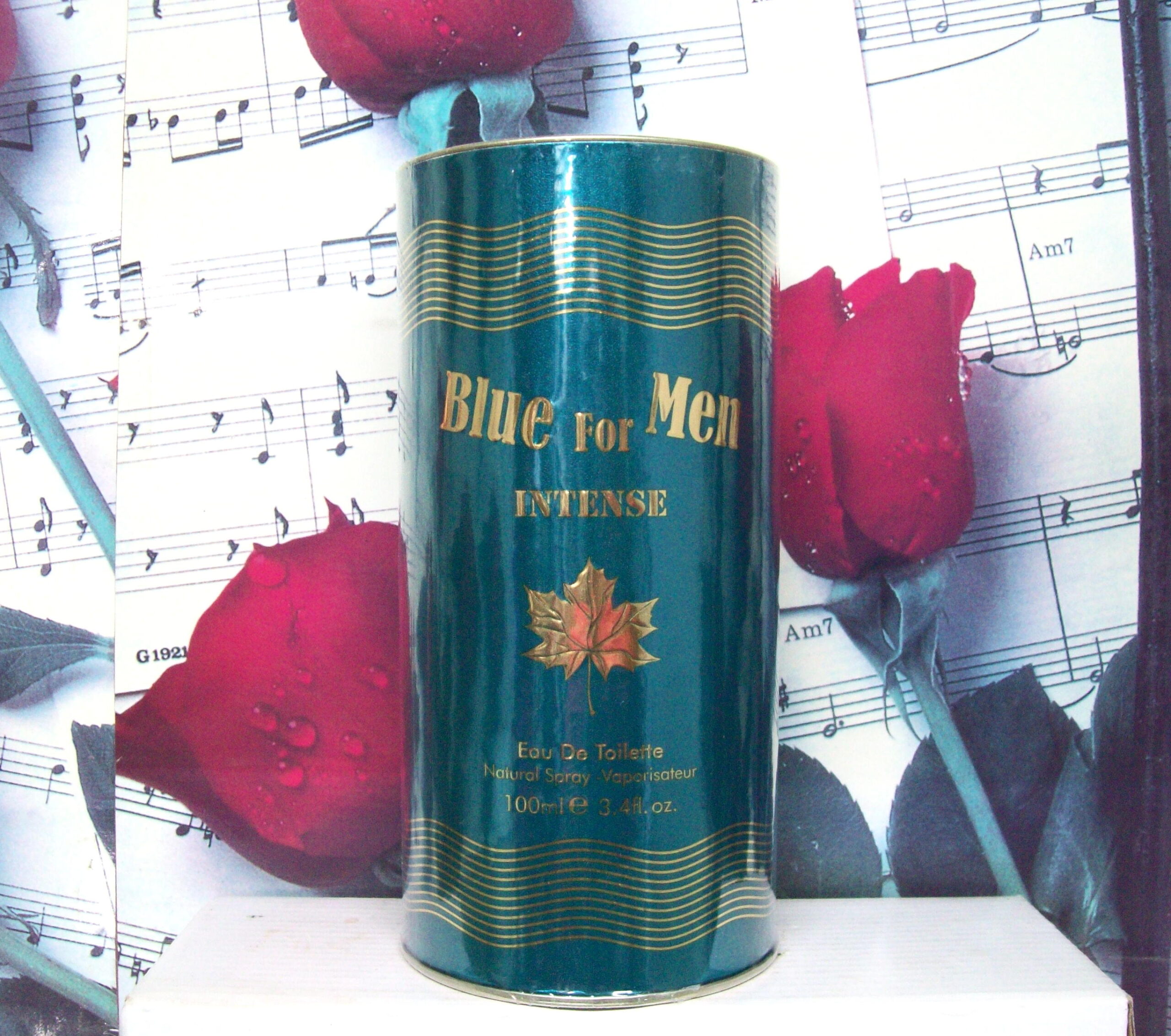 Blue For Men Intense EDT Spray 3.4 OZ by Secret Plus