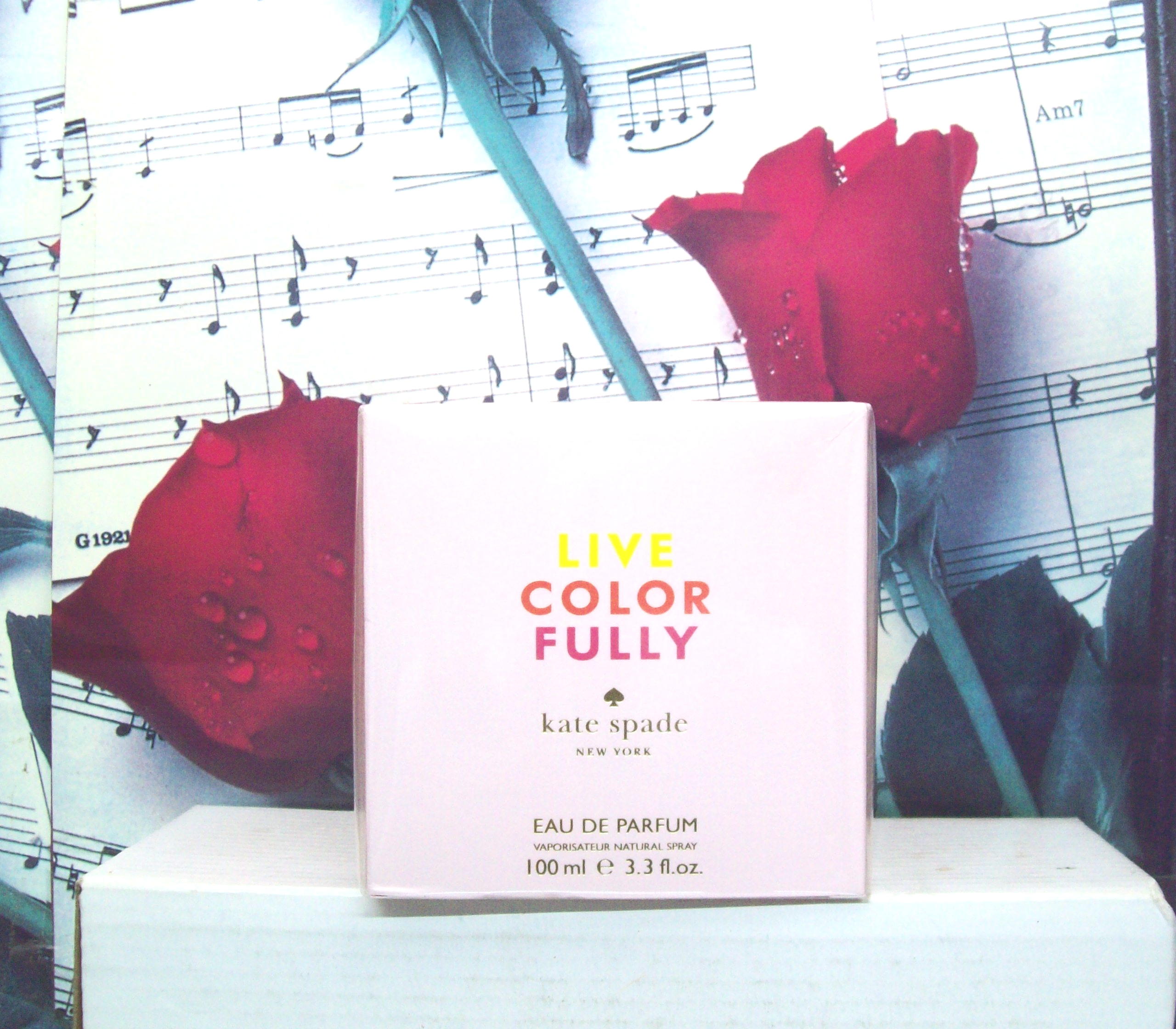 Kate Spade Live Color Fully EDP 3.3 OZ front bottle