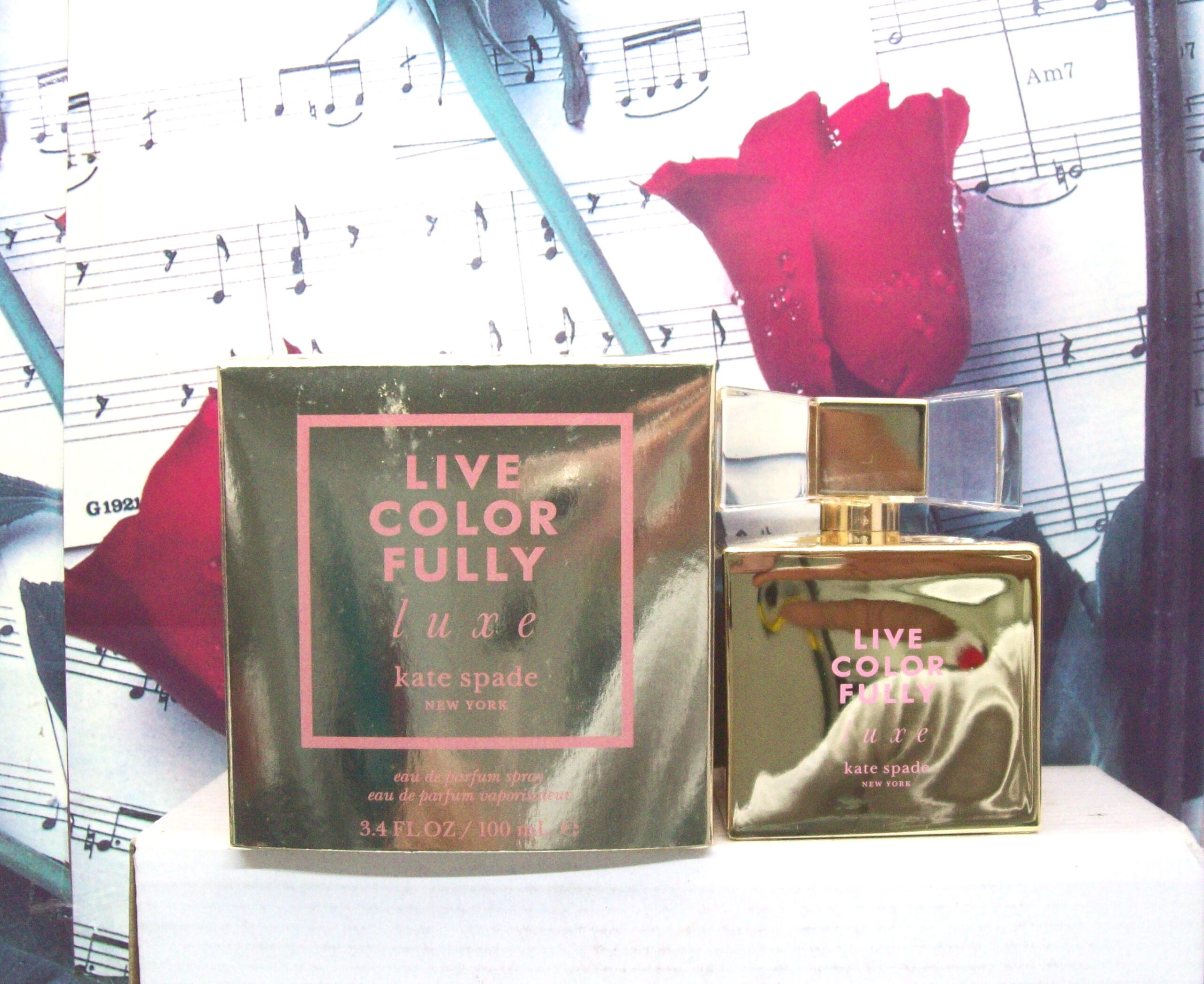 Kate Spade Live Color Fully Luxe EDP 3.3 OZ Spray bottle