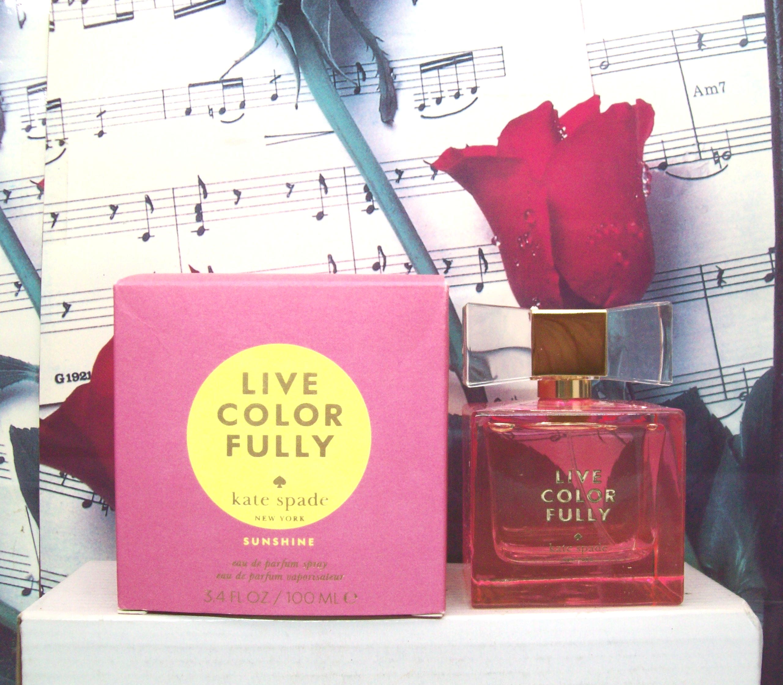 Kate Spade Live Color Fully Sunshine 3.3 OZ EDP Spray front bottle
